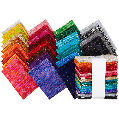 Dewdrop Favorites Metallic Half Yard Bundle - 28 Pieces