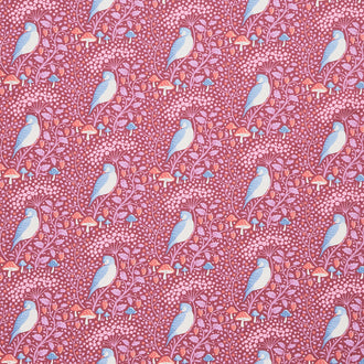 Hibernation - Sleepybird Mulberry Yardage