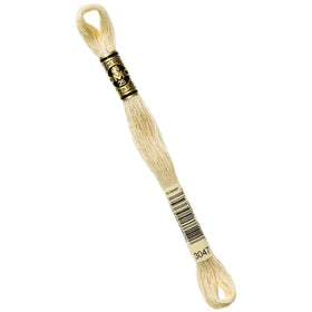 DMC Embroidery Floss - 3047 Light Yellow Beige Primary Image