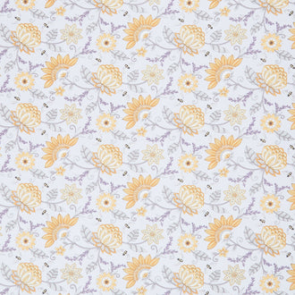 Honey and Lavender - Garden Jacquard Soft Lavender Yardage