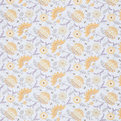 Honey and Lavender - Garden Jacquard Soft Lavender Yardage