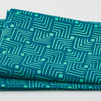 Pura Vida Batiks - Low Tide Jungle Jade 2 Yard Cut