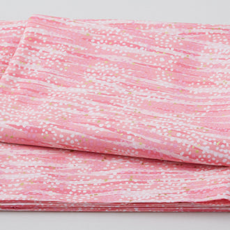 Dewdrop - Dewdrop Bubblegum Metallic 2 Yard Cut