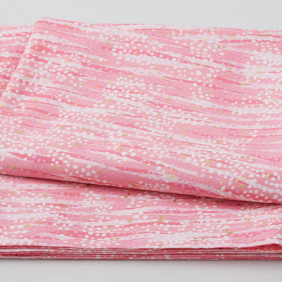Dewdrop - Dewdrop Bubblegum Metallic 2 Yard Cut