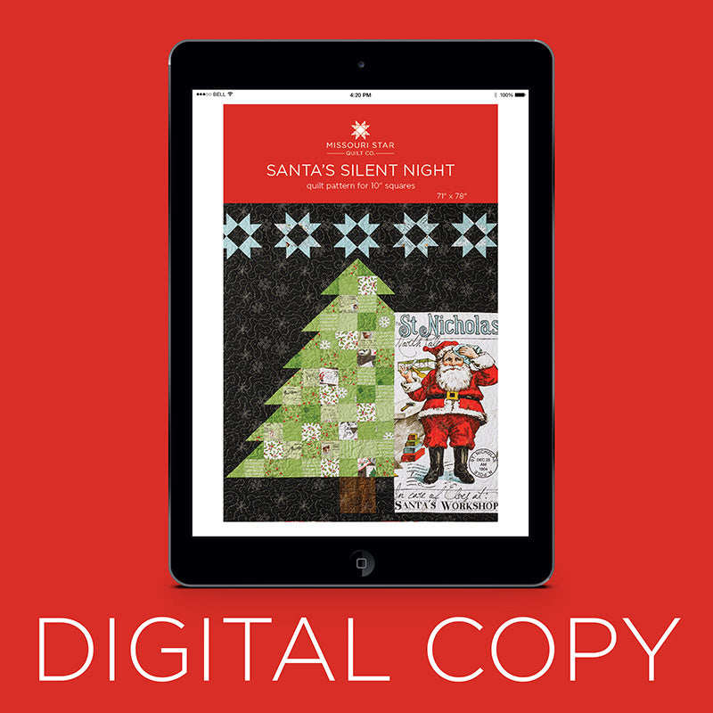 Digital Download -Santa's Silent Night Quilt Pattern by Missouri Star Primary Image