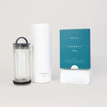Movers & Shakers (travel mug+Downers 3-tea sampler ) Bundle - White Primary Image