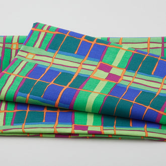 Kaffe Fassett - August 2022 Checkmate Green 2 Yard Cut