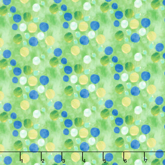 ABC's Of Color - Dots Green Yardage