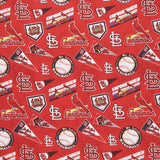 MLB - St. Louis Cardinals Red Yardage Primary Image