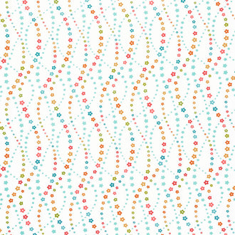 Flower Power - Lazy Daisy Cloud Yardage