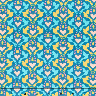 Eden - Dovelove Blue Yardage