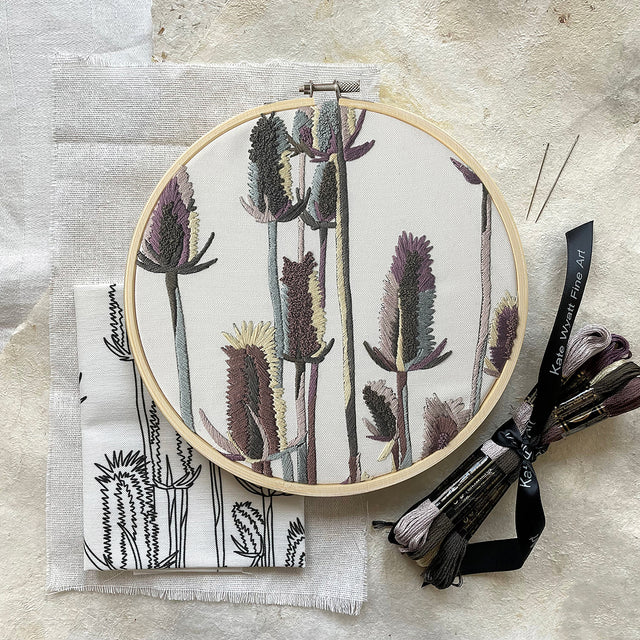 Thistle Botanical Embroidery Kit Primary Image