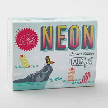 AURIfil Tula Pink Neons & Neutrals 50WT Cotton Thread Collection - 3 Large Spool Pack Alternative View #1