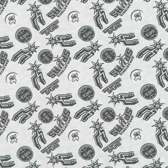 NBA - San Antonio Spurs Sticker Toss Multi Yardage