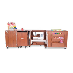 Aussie II Sewing Cabinet - Teak Primary Image