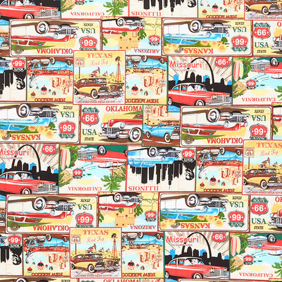 Life's a Kick - Postcards Tan Yardage