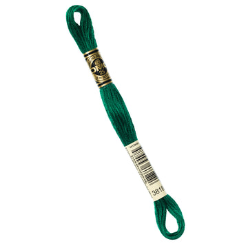 DMC Embroidery Floss - 3818 Ultra Very Dark Emerald Green Primary Image
