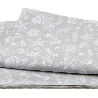 Underwater Whimsy - Seashell Toss Gray 2 Yard Cut