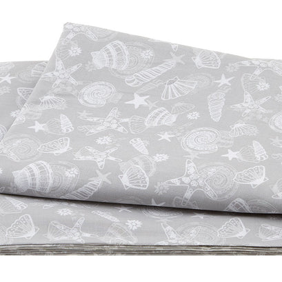 Underwater Whimsy - Seashell Toss Gray 2 Yard Cut