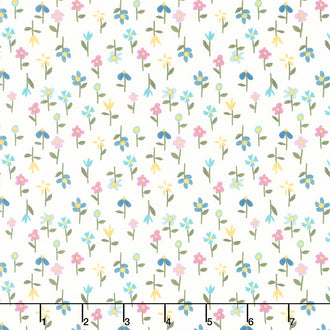 Hello Spring - Floral Cream Yardage