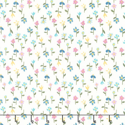 Hello Spring - Floral Cream Yardage