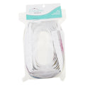 Emmaline #5 Zippers-by-the-Yard - White with Rainbow Alternative View #1