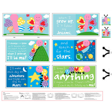 Huggable & Lovable Books - When I Grow Up Book Multi Panel Alternative View #1