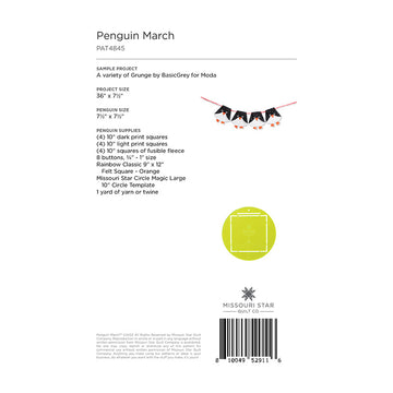Penguin March Quilt Pattern by Missouri Star Alternative View #1