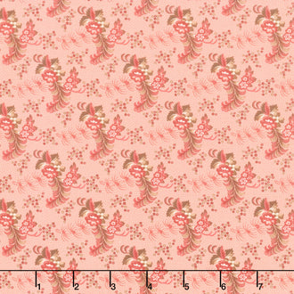 Dinah's Delight 1830-1850 - Dainty Delight Sweet Pink Yardage