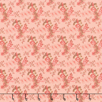 Dinah's Delight 1830-1850 - Dainty Delight Sweet Pink Yardage