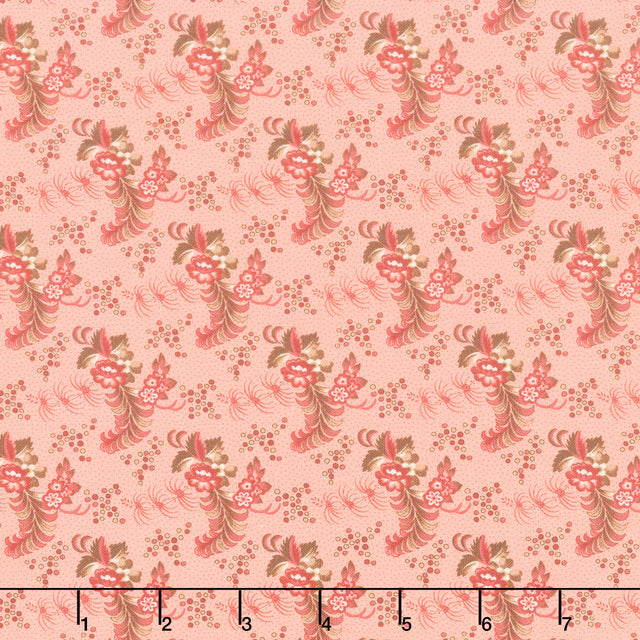 Dinah's Delight 1830-1850 - Dainty Delight Sweet Pink Yardage Primary Image