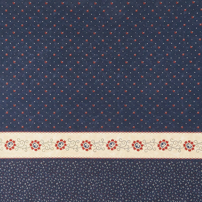 Freedom Road - Celebration Border Blue Multi Yardage