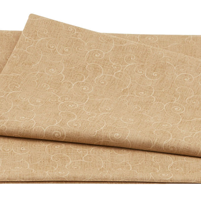 Whimsy Basics - Soothing Swirl Spa Taupe 3 Yard Cut