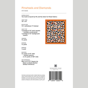 Digital Download - Pinwheels and Diamonds Quilt Pattern by Missouri Star Alternative View #1