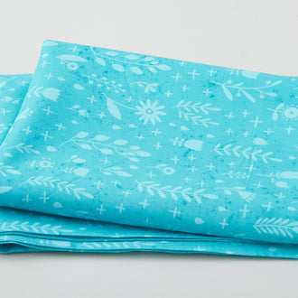 Positivi-Tea - Happiness Within Teal 2 Yard Cut
