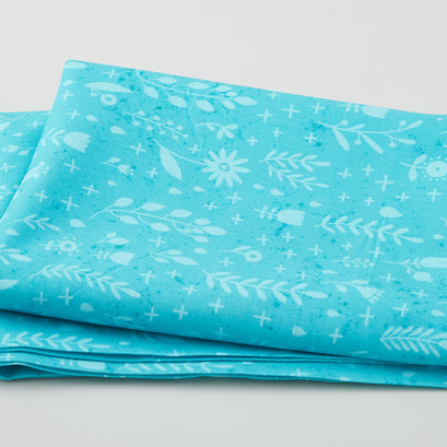 Positivi-Tea - Happiness Within Teal 2 Yard Cut