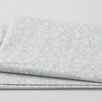 Sew Seeds of Love - Circles of Love Gray 2 Yard Cut