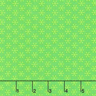 Bright Christmas - Snowflakes Mistletoe Yardage