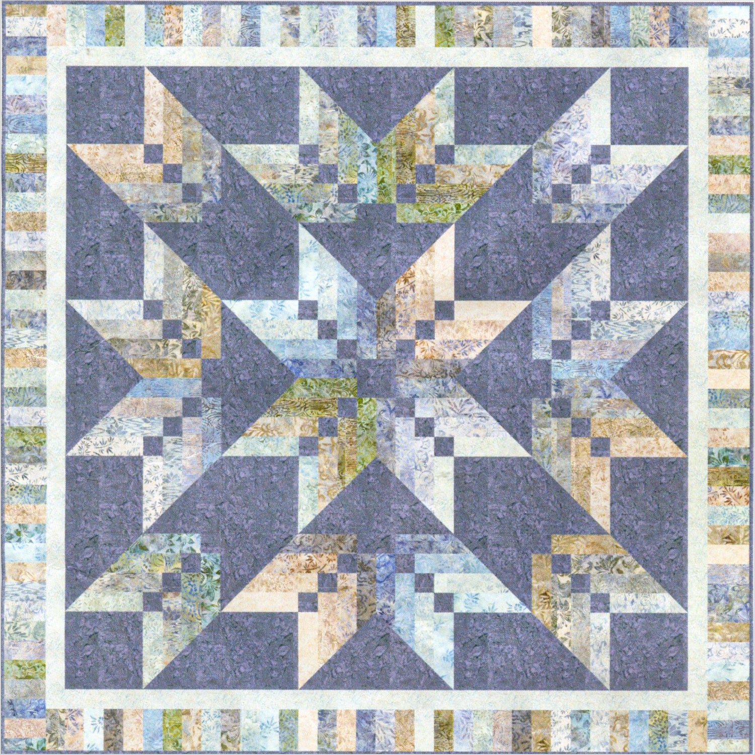 Quilting Land: Binding Tool Star Quilt - Free Tutorial