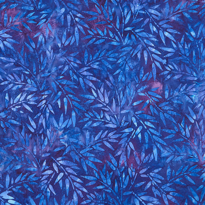 Artisan Batiks - Tranquil Gardens Bamboo Indigo Yardage