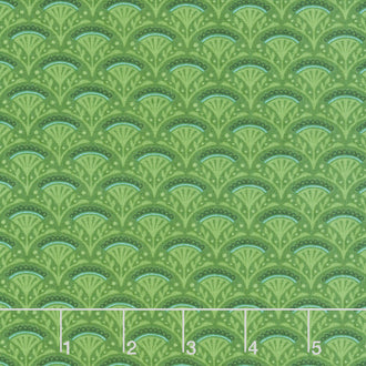 Wander Lane - Blossom Scallop Forest Yardage