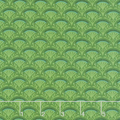 Wander Lane - Blossom Scallop Forest Yardage