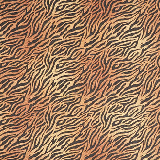 Naturescapes - Jungle Queen Tiger Skin Rust Black Yardage