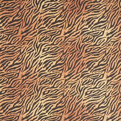 Naturescapes - Jungle Queen Tiger Skin Rust Black Yardage