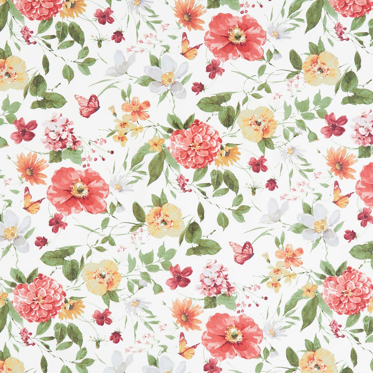 Blessed By Nature - Florals Cream Yardage Primary Image