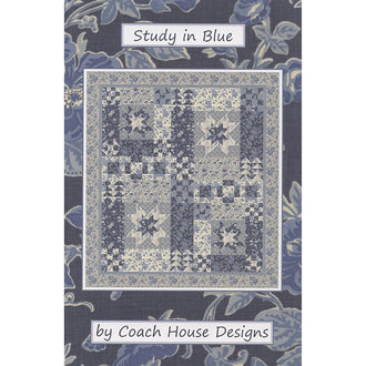 Study in Blue Quilt Pattern