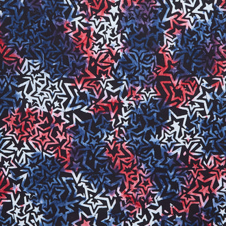 Tonga Batiks - Liberty Packed Tie Dye Stars Yardage