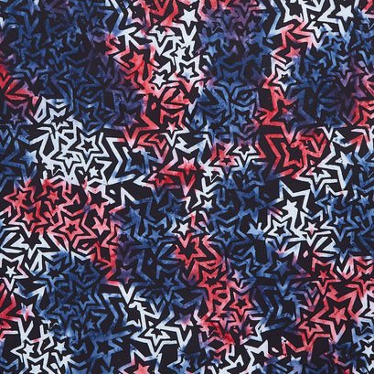 Tonga Batiks - Liberty Packed Tie Dye Stars Yardage