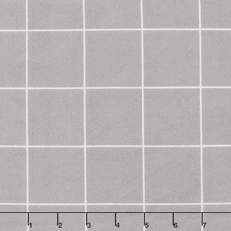 Kaffe Wall Grid - Grey Flannel Yardage Primary Image