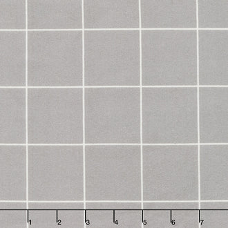 Kaffe Wall Grid - Grey Flannel Yardage